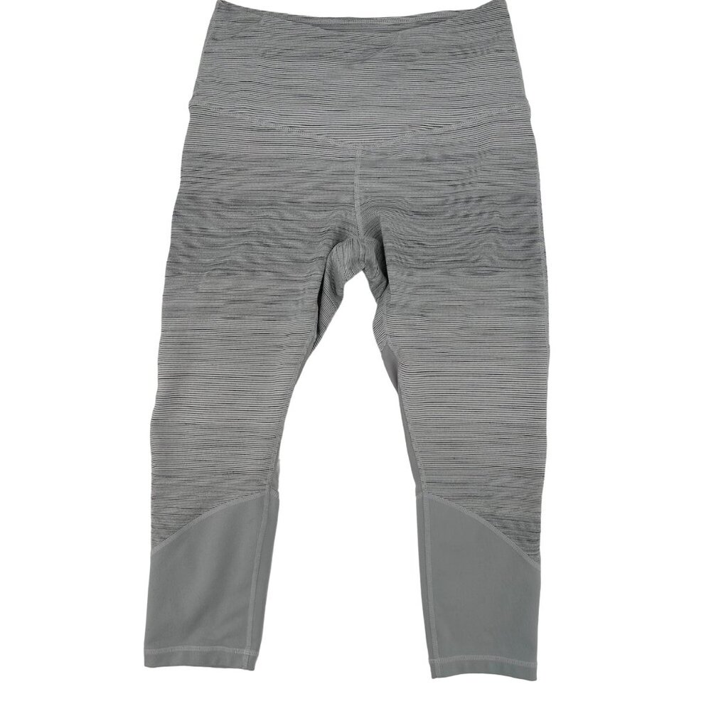 Zella Womens Mid Rise Cropped Active Leggings M